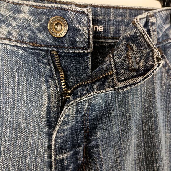 Liz Claiborne Classic Fit Bootcut Leg Jeans Size 14 36x30 Blue - Picture 11 of 11